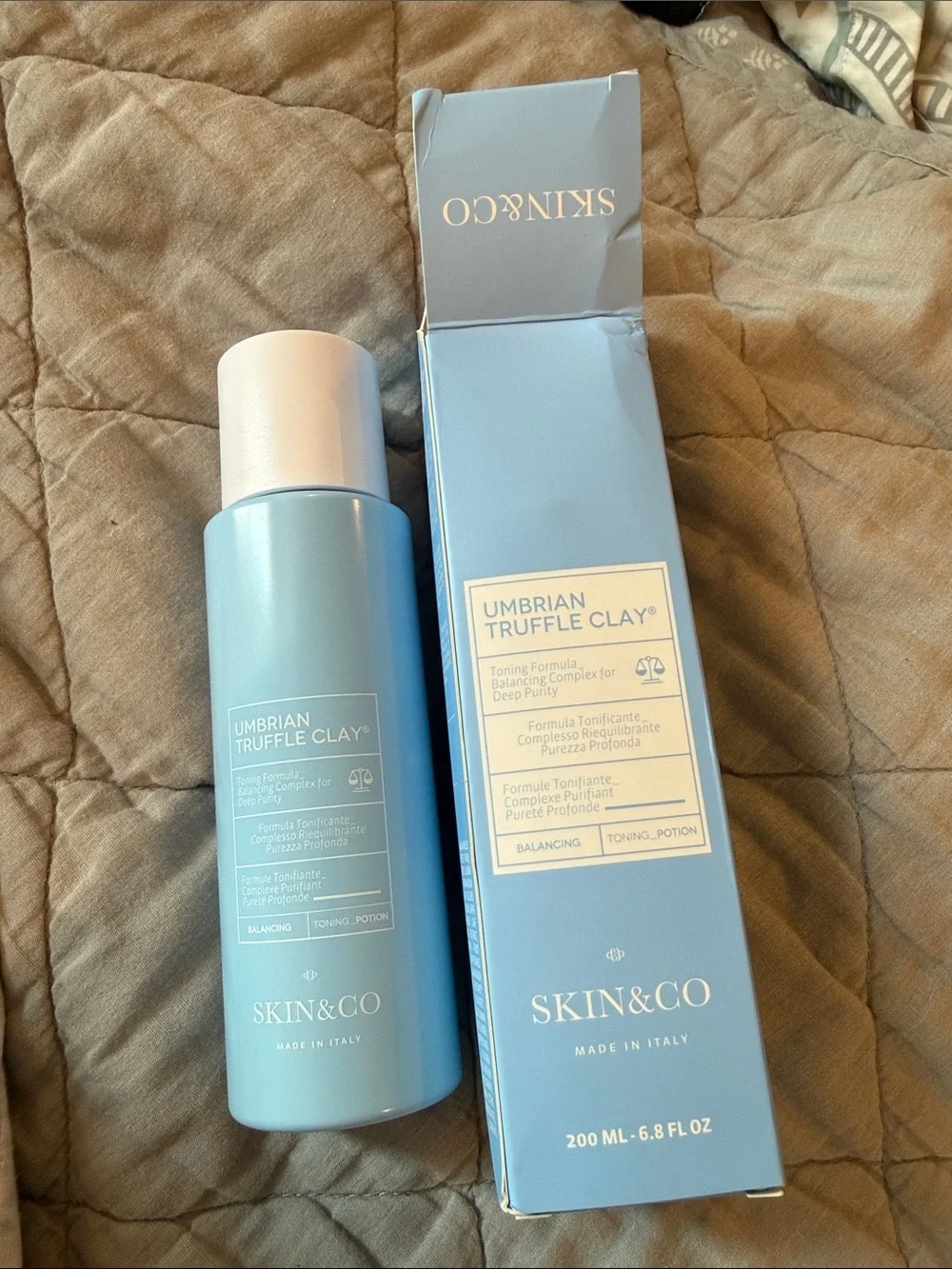 NIB SKIN&CO Roma Umbrian Truffle Clay Toning Potion 200ml / 6.8 fl oz